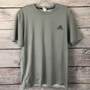 Adidas Gray Short Sleeve Activewear Shirt